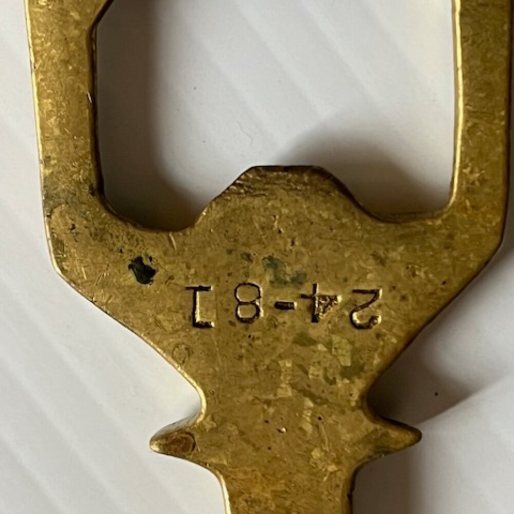 Brass Eagle Bottle Opener (Solid Brass) Vintage, … - image 3